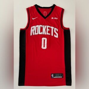 Nike NBA Rockets Westbrook Swingman Jersey Red Men SIZE 50 Pre-Owned stitched
